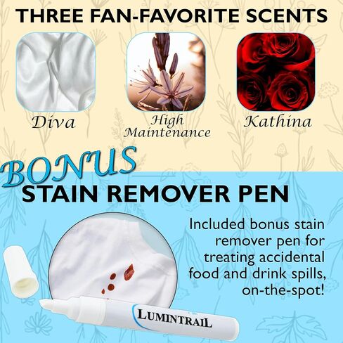 مجموعة هدايا تايلر كاندل براقة مع 3 غسول براقة، و3 شموع نذرية، و2 كأس نذري، حزمة مع قلم مزيل البقع - ديفا، صيانة عالية، كاتينا in Kuwait