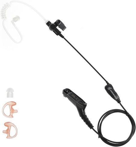 Walkie Talkies Earpiece with Mic 2 Pin Acoustic Tube Headset Compatible with Baofeng UV-5R Retevis H-777 RT21 RT22 Kenwood 2 Way Radio Arcshell AR-5 Two Way Radio in Saudi Arabia