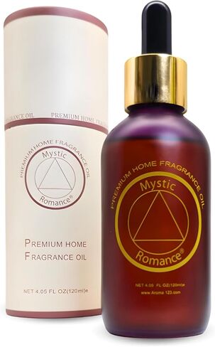 زيت عطري منزلي فاخر من ميستيك رومانس سانتال - لموزعات الزيوت العطرية ومصابيح زيت الموقد (50 مل، زجاج) in Kuwait