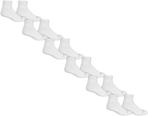 Fruit of the Loom Men's 12 Pair Cushioned Low Cut Sock Sockshosiery, -black, Shoe size 6-12 in Saudi Arabia