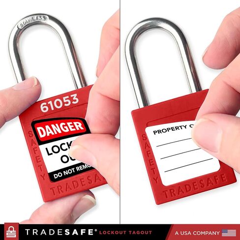 TRADESAFE Lockout Tagout Station with 20 Keyed Different Loto Locks, 6 Lockout Hasps, 60 Lock Out Tags, Lock Out Tag Out Kit Station, Lock Out Kit Cabinet 22-1/2 x 18 x 3 inches in Saudi Arabia