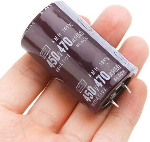 مكونات اللحام الكهربائي 450V 470 فائق التوهج الألومنيوم كهربائيا مكثف 30x50mm in Saudi Arabia