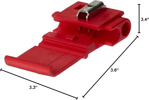 3M Electrical IDC 558-BULK، تشغيل وصنبور، مثبطات اللهب، أحمر، 22-16 AWG، (عبوة من 500) in Saudi Arabia