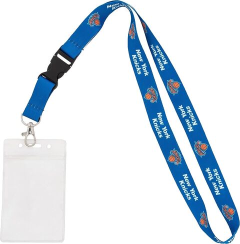 Desert Cactus New York Knicks Lanyard ID Badge Holder NBA Car Keys Keychain Snap Buckle National Basketball Association (Design 1 with Pouch) in Saudi Arabia