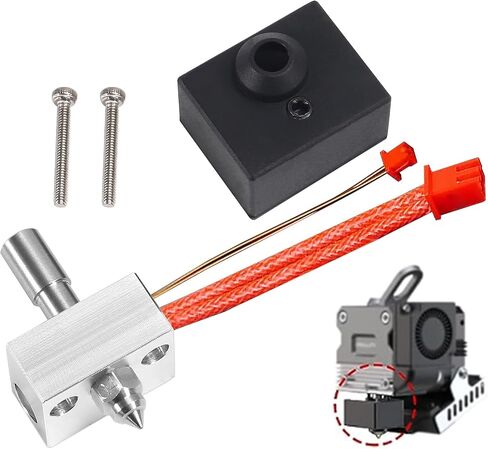 Sprite Extruder Upgrade Heater Block Hotend Kit High Temperature Pro 300℃ Compatible with Ender 3 S1 Pro/Ender 3 S1/ CR10 Smart Pro, Bimetal Heatbreak Plated Copper Nozzle & Extra Thermistors in Saudi Arabia