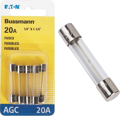 Bussman BP/AGC-20 RP 20 Amp Fuses 5 Count in Saudi Arabia