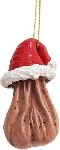 Funny 3D Christmas BallBalls Christmas Decoration Pendant, Christmas Tree Decor Hanging Ornament, Handmade Hanging Craft Santa Christmas Tree Ornaments for Home Holiday Decor (3D Egg A) in Saudi Arabia
