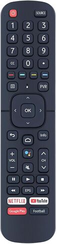 RIVIERA ERF3S90H Replacement voice remote control for Hisense Smart Google TV Model 43A6H 50A6H 55A6H 65A6H 75A6H 50U6H 55U6H 65U6H 75U6H 65U8H 75U8H with 6 Shortcut Keys in Saudi Arabia