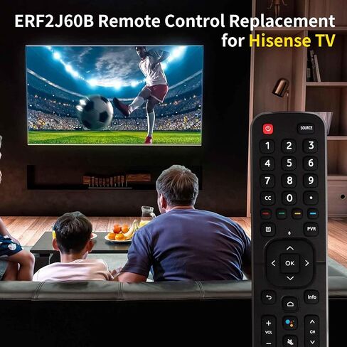 RIVIERA ERF3S90H Replacement voice remote control for Hisense Smart Google TV Model 43A6H 50A6H 55A6H 65A6H 75A6H 50U6H 55U6H 65U6H 75U6H 65U8H 75U8H with 6 Shortcut Keys in Saudi Arabia