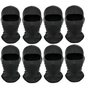 8 Pieces Ski Mask Shiesty Mask Ninja Mask Sports Balaclava Full Face Mask Sun UV Protection Hood for Skiing Cycling