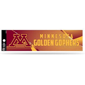 Rico Industries NCAA Minnesota Golden Gophers 3" x 12" Bumper Sticker