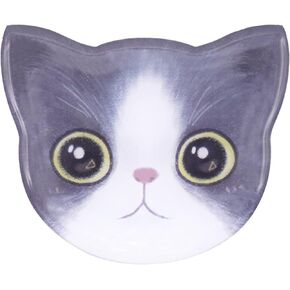 Catlady Cute cat Mirrors,Unbreakable Make up Mirror,Stainless Steel Portable Small Mirror
