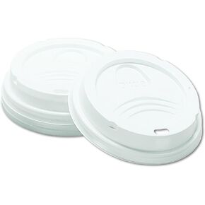 ديكسي 8 أوقية. غطاء كوب بلاستيكي ساخن للقهوة من جي بي برو (جورجيا والمحيط الهادئ)، أبيض، 9538DX، عدد 1000 (100 غطاء لكل كم، 10 أكمام لكل حافظة) in Kuwait