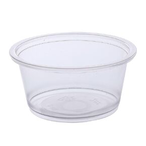 Boardwalk PRTN2TS Souffl?/Portion Cups, 2 oz, Polypropylene, Clear, 2500/Carton