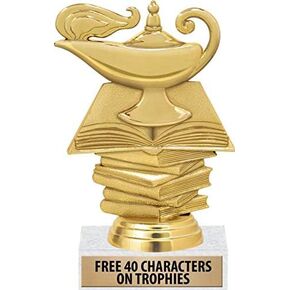جوائز التعليم من Crown Awards، مصباح التميز الأكاديمي مقاس 6 بوصات لكأس التعلم، يتضمن النقش Prime