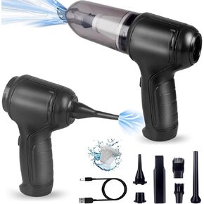 YUNYILAN Handheld Vacuum Cleaner Cordless, Car Vacuum Cleaner High Power Rechargeable, Portable Mini Vacuum Cleaner with Multi-nozzles for Car/Home/Office