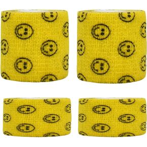 Self Adhesive Bandage Wraps,Self Sticking Bandage Wrap Finger Tape,Elastic BandageWraps,Include 2 PCS Self Adhesive Bandage Wrap 2 Inch and 2 PCS Wrap 1 Inch Self Adhesive
