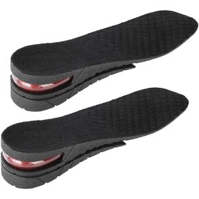 Height Increase Insole 4 Layer Orthotic Heel Shoe Lift kit with Air Cushion Elevator Shoe Insole Lifts Kits Inserts for Men & Women Taller Insoles Variable Height (2 Layers)