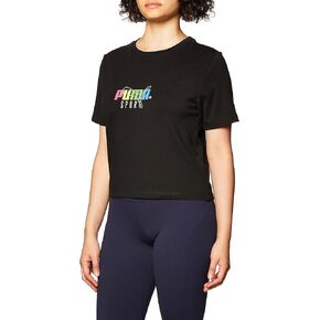 تي شيرت نسائي من PUMA Essentials+ قصير