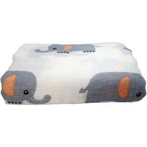Baby Swaddle Blanket Unisex Swaddle Wrap Soft Muslin Swaddle Blankets Neutral Receiving Blanket for Boys and Girls, Large 47 x 47 inches(Lion)