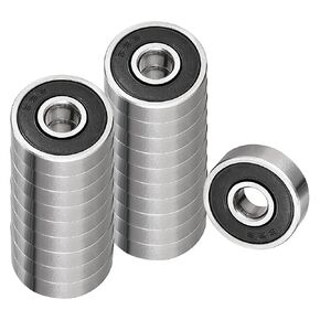 20Pcs 626-2RS Deep Groove Ball Bearing-[6x19x6mm] Double Sealed Bearing for Industrial Equipment, Motors, Machines, Carbon Steel