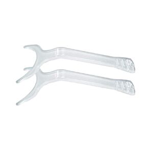 Autoclavable Dental Mouth Opeaner Durable Lip and Cheek Retractor for Photography 2pcs/pack (Clear)