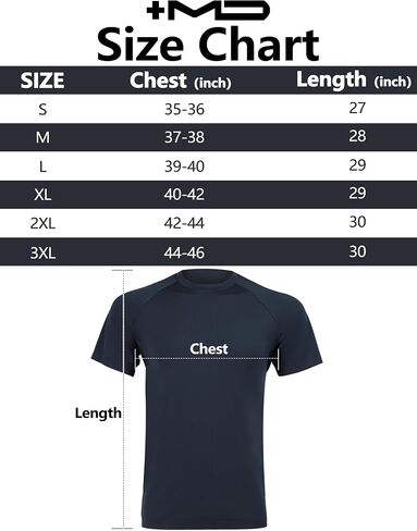 +MD Men’s T-Shirts 4 Pack, Quick Dry Short Sleeve Tee, Gym Workout Short Sleeve, Active Moisture Wicking Crew Neck Shirts in Saudi Arabia