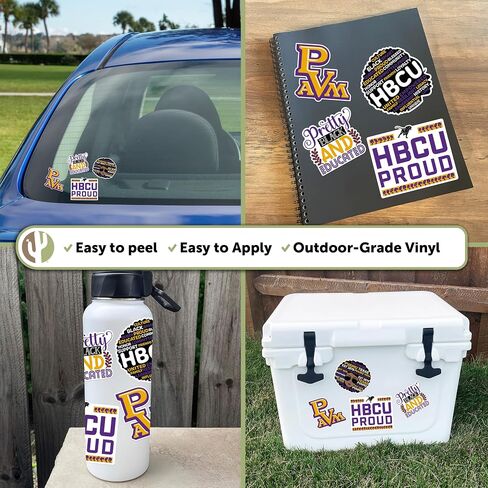 ملصق صبار الصحراء برايري فيو A&M University ملصق الفهود PVAMU ملصقات الفينيل شارات الكمبيوتر المحمول زجاجة ماء سجل قصاصات السيارة (T2 HBCU-C) in Saudi Arabia