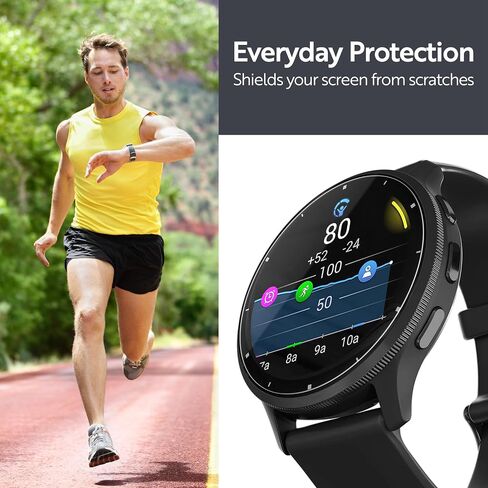 مجموعة من 6 قطع من ArmorSuit لهاتف Garmin Venu 3S (41 مم) واقي شاشة MilitaryShield HD شفاف - صنع في الولايات المتحدة الأمريكية in Saudi Arabia