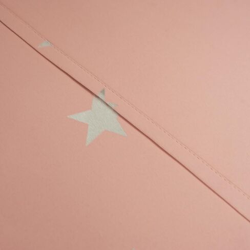 ستائر التعتيم INLINAS لغرفة النوم وغرفة المعيشة، نمط نجوم مطبوعة برقائق فضية، معزولة حراريًا وتقليل الضوضاء، أرجواني عنبي، 52 عرض × 72 طول بوصة، لوحتان in Kuwait