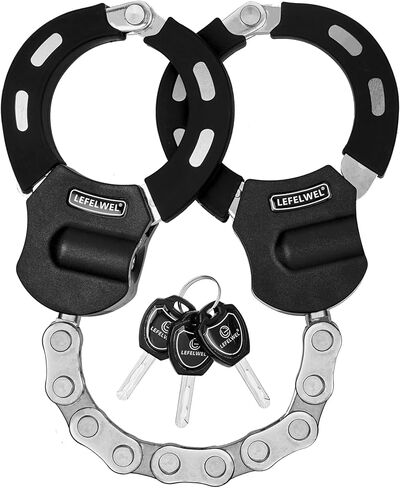 Electric Scooter Locks Anti Theft，Bike Chain Lock with Bag，Best Lock for Electric Scooter Xiaomi Segway accessories in Kuwait
