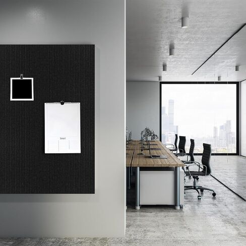 Large Cork Board, 12Packs Felt Cork Board Tiles for Office 11.8"x11.8" 12pcs Total 48"x36" Felt Wall Self Removable Adhesive Bulletin Board for Home Office Decor Wall Photos Memo Cards in Saudi Arabia