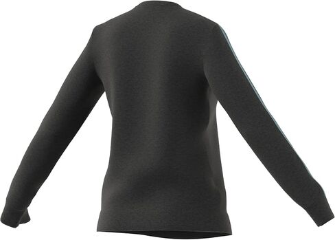 adidas womens Essentials 3-Stripes Fleece Sweatshirt, True Pink-white, X-Small in Saudi Arabia