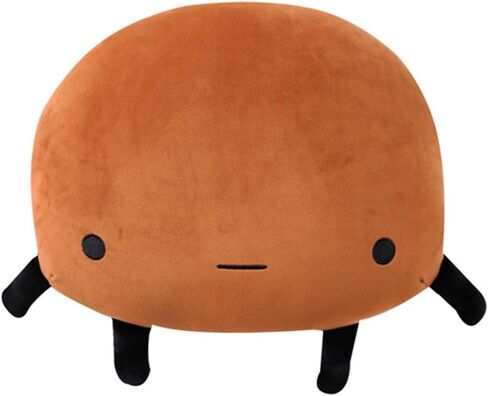 13.7 inch Potato Plush Toy Potato Plush Pillow Kawaii Stuffed Potato Toy Food Shaped Comfort Plush Stuffed Cartoon Pillow Plushie Room Decor Birthday Gift for Boys Girls (Brown-Light) in Saudi Arabia