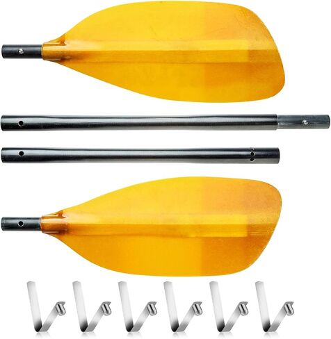 12 PCS Tent Pole Clips Push Button Spring Clip Tent Pole Connectors Stainless Steel Kayak Spring Snap Tube Locking Pin Clips for Kayak Paddle Camping 9mm in Saudi Arabia