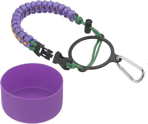 PATIKIL Water Bottle Holder, Paracord Handle Carrying Lanyard Strap Carrier with Ring for Mouth Bottles in Saudi Arabia