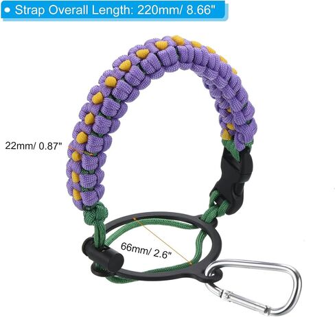 PATIKIL Water Bottle Holder, Paracord Handle Carrying Lanyard Strap Carrier with Ring for Mouth Bottles in Saudi Arabia