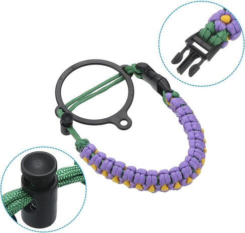 PATIKIL Water Bottle Holder, Paracord Handle Carrying Lanyard Strap Carrier with Ring for Mouth Bottles in Saudi Arabia