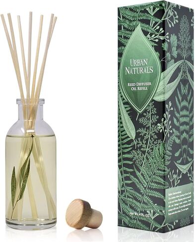 Urban Naturals Pumpkin Brulee Scented Sticks Reed Diffuser Oil Set | Fall & Winter Home Scent | Creamy Pumpkin Pie, Nutmeg & French Vanilla | Beautiful Autumn Home Decor | Great Gift Idea in Kuwait