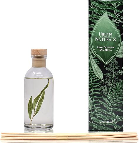 Urban Naturals Pumpkin Brulee Scented Sticks Reed Diffuser Oil Set | Fall & Winter Home Scent | Creamy Pumpkin Pie, Nutmeg & French Vanilla | Beautiful Autumn Home Decor | Great Gift Idea in Kuwait