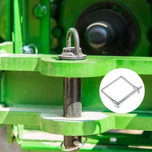 Square Safety Coupler Pin (1/2"x2.56"/ 12x65mm), Carbon Steel Shaft Locking Pin - for House Construction, Tractors, Trailers, Trucks, Mowers in Saudi Arabia
