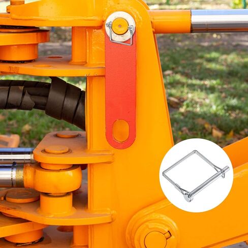 Square Safety Coupler Pin (1/2"x2.56"/ 12x65mm), Carbon Steel Shaft Locking Pin - for House Construction, Tractors, Trailers, Trucks, Mowers in Saudi Arabia