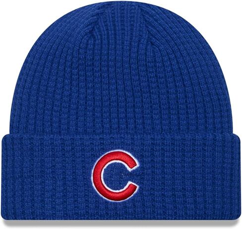 New Era Chicago Cubs Blue Prime Cuff Knit Beanie Hat in Saudi Arabia