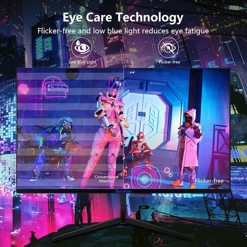 27inch Gaming Monitor - 1ms 360Hz 1080p Flat IPS, HDR10 Height/Tilt/Swivel/Pivot Adjustable RGB Anti-Glare Display, HDMI/DP, FreeSync, G-Sync, 400 cd/m² Bright LEDs in Saudi Arabia