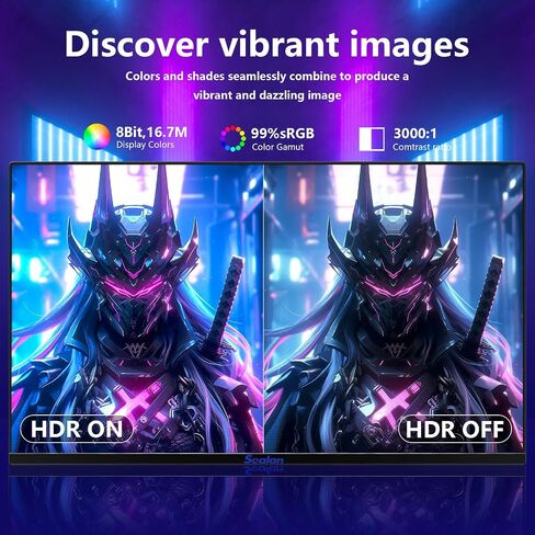 27inch Gaming Monitor - 1ms 360Hz 1080p Flat IPS, HDR10 Height/Tilt/Swivel/Pivot Adjustable RGB Anti-Glare Display, HDMI/DP, FreeSync, G-Sync, 400 cd/m² Bright LEDs in Saudi Arabia