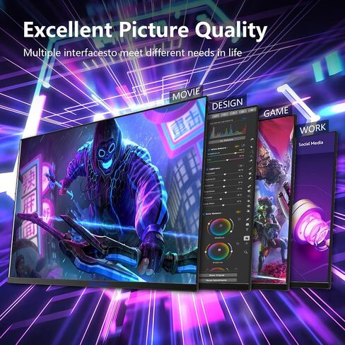 27inch Gaming Monitor - 1ms 360Hz 1080p Flat IPS, HDR10 Height/Tilt/Swivel/Pivot Adjustable RGB Anti-Glare Display, HDMI/DP, FreeSync, G-Sync, 400 cd/m² Bright LEDs in Saudi Arabia