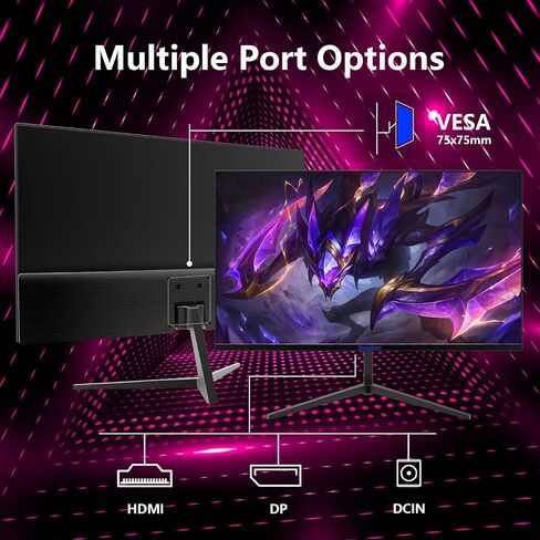 27inch Gaming Monitor - 1ms 360Hz 1080p Flat IPS, HDR10 Height/Tilt/Swivel/Pivot Adjustable RGB Anti-Glare Display, HDMI/DP, FreeSync, G-Sync, 400 cd/m² Bright LEDs in Saudi Arabia