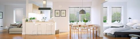 ستائر CHICOLOGY للنوافذ، ستائر صغيرة، ستائر النوافذ، ستائر الأبواب، ستائر وظلال، ستائر التخييم، ستائر صغيرة للنوافذ، ستائر النوافذ الأفقية، رمادي لامع، 16 بوصة عرض × 36 بوصة ارتفاع in Kuwait