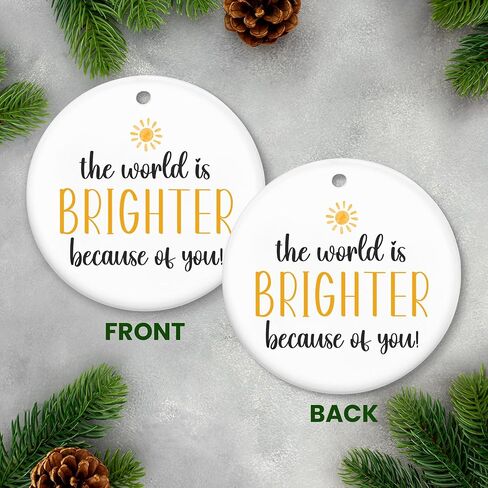 Friendship Gifts for Women Friends, Christmas Ornaments 2024 - Christmas, Birthday Gifts for Women Friendship, BFF, Friends Christmas Ornaments - Christmas Decorations Ceramic Ornaments in Saudi Arabia