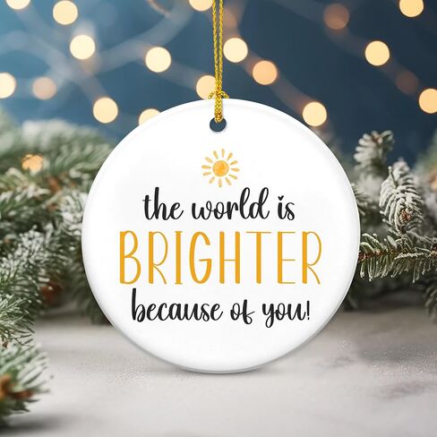 Friendship Gifts for Women Friends, Christmas Ornaments 2024 - Christmas, Birthday Gifts for Women Friendship, BFF, Friends Christmas Ornaments - Christmas Decorations Ceramic Ornaments in Saudi Arabia